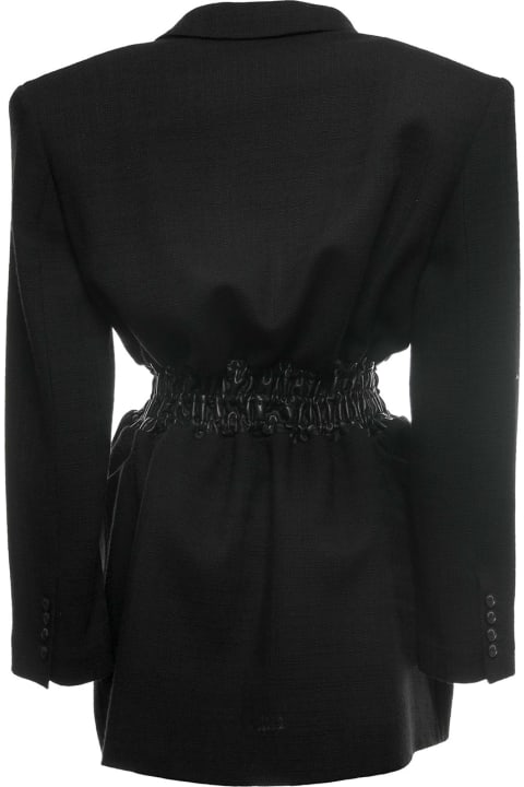 Black Hybrid Oversize Dress