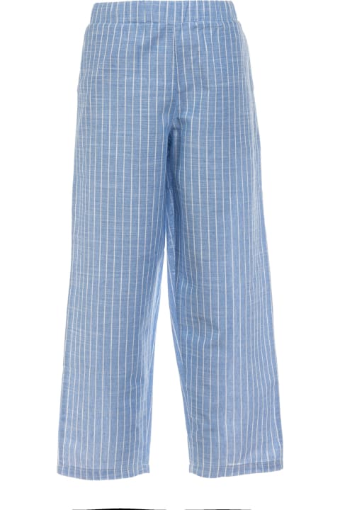 Douuod Striped Trousers - Ecru