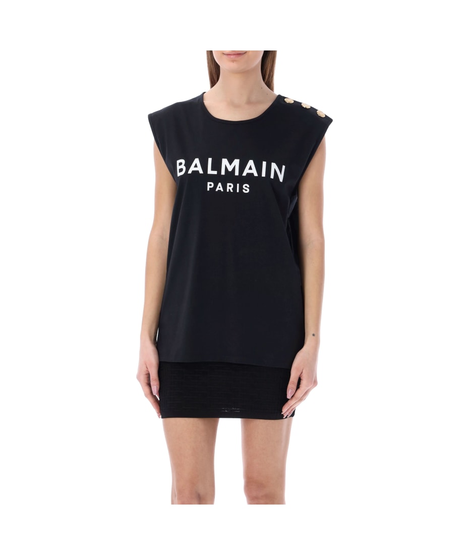 Balmain Logo Print T-shirt | italist ...