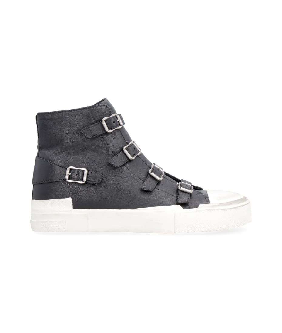 ash leather high top sneakers