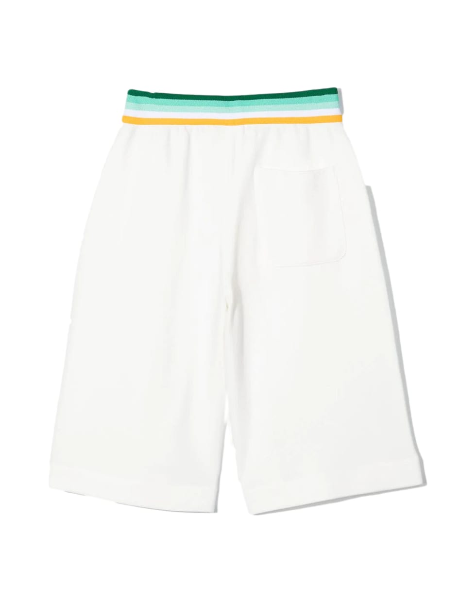 Fendi White Cotton Shorts - Bianco