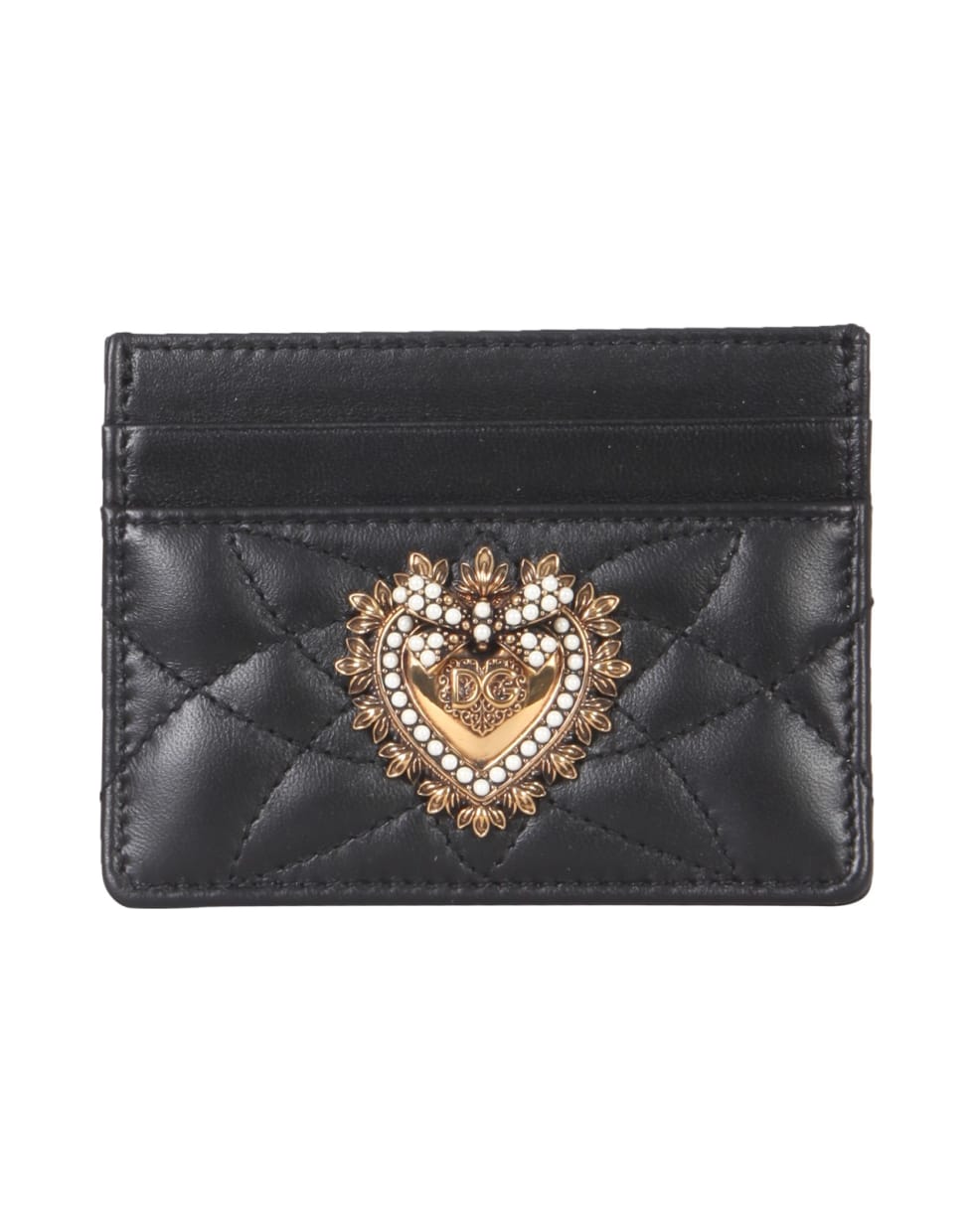 Dolce & Gabbana Leather Card Holder - NERO