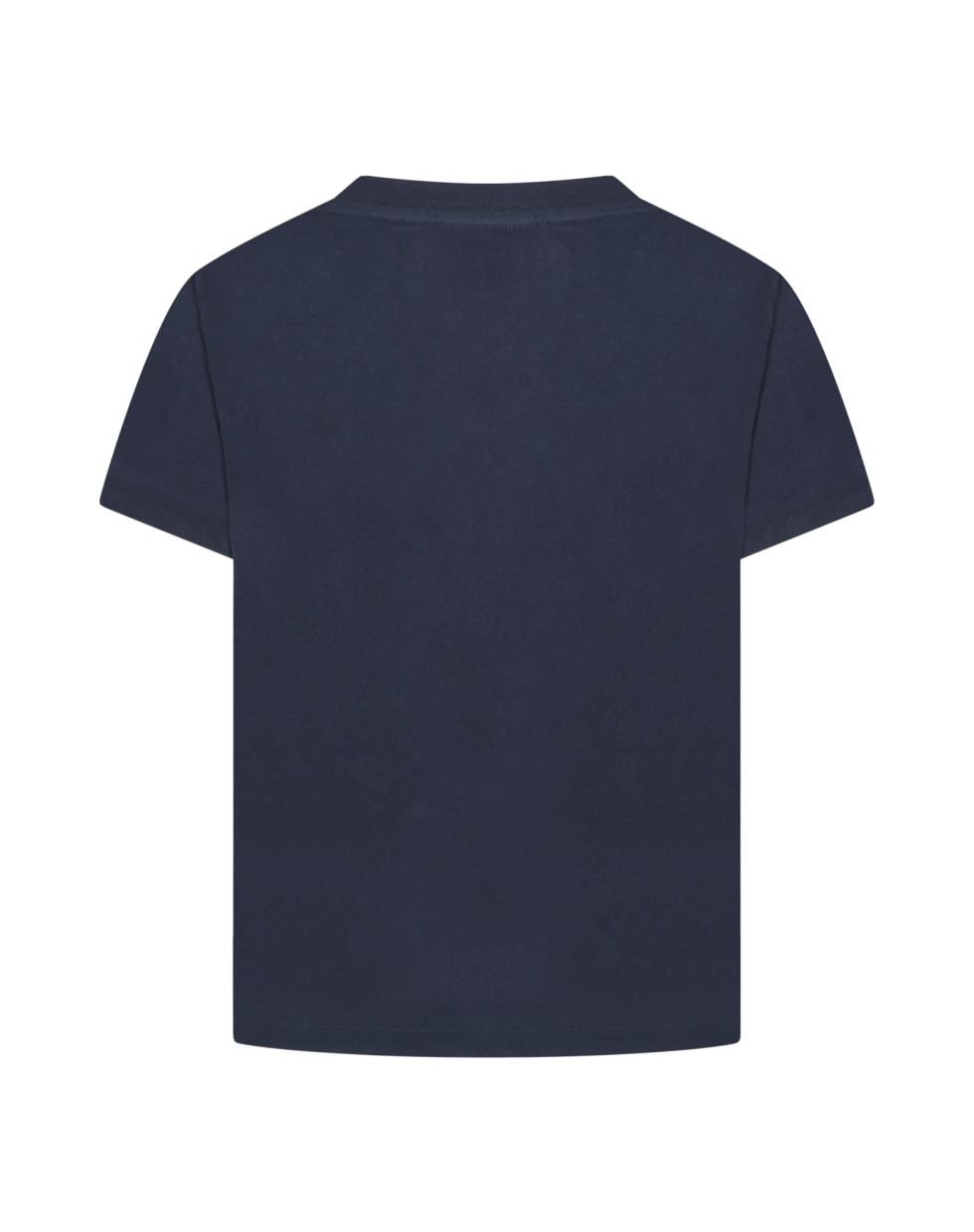 Balmain Blue T-shirt For Kids With Double Silver Logo - Blue