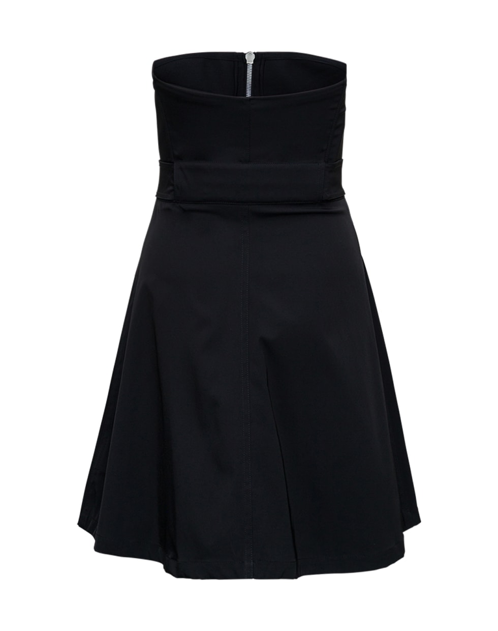 Bottega Veneta Sleeveless Stretch Nylon Dress With Belt - Black
