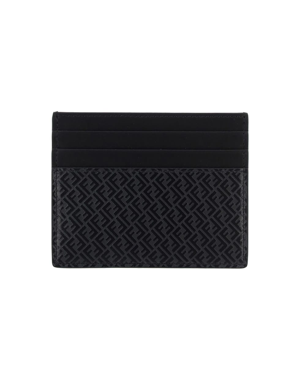 Fendi Business Card Holder - Asfalto nero palladio