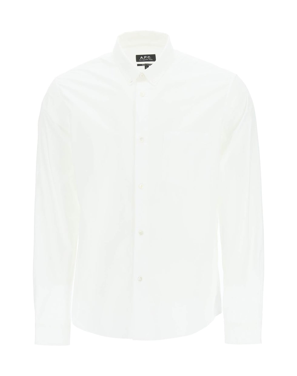 A.P.C. Cotton Poplin Richie Shirt - BLANC (White)