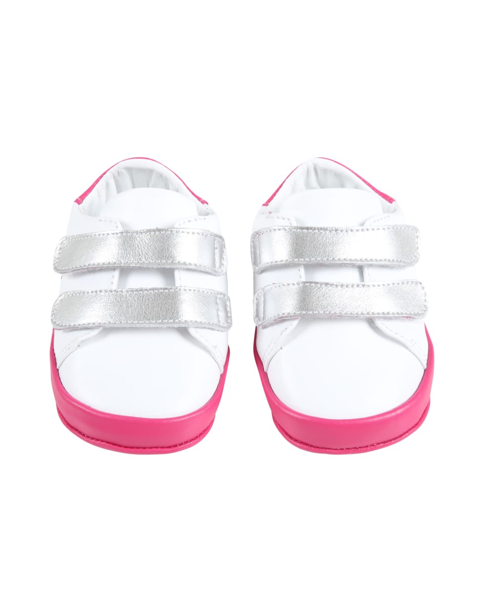 Emilio Pucci Multicolor Sneakers For Baby Girl - White