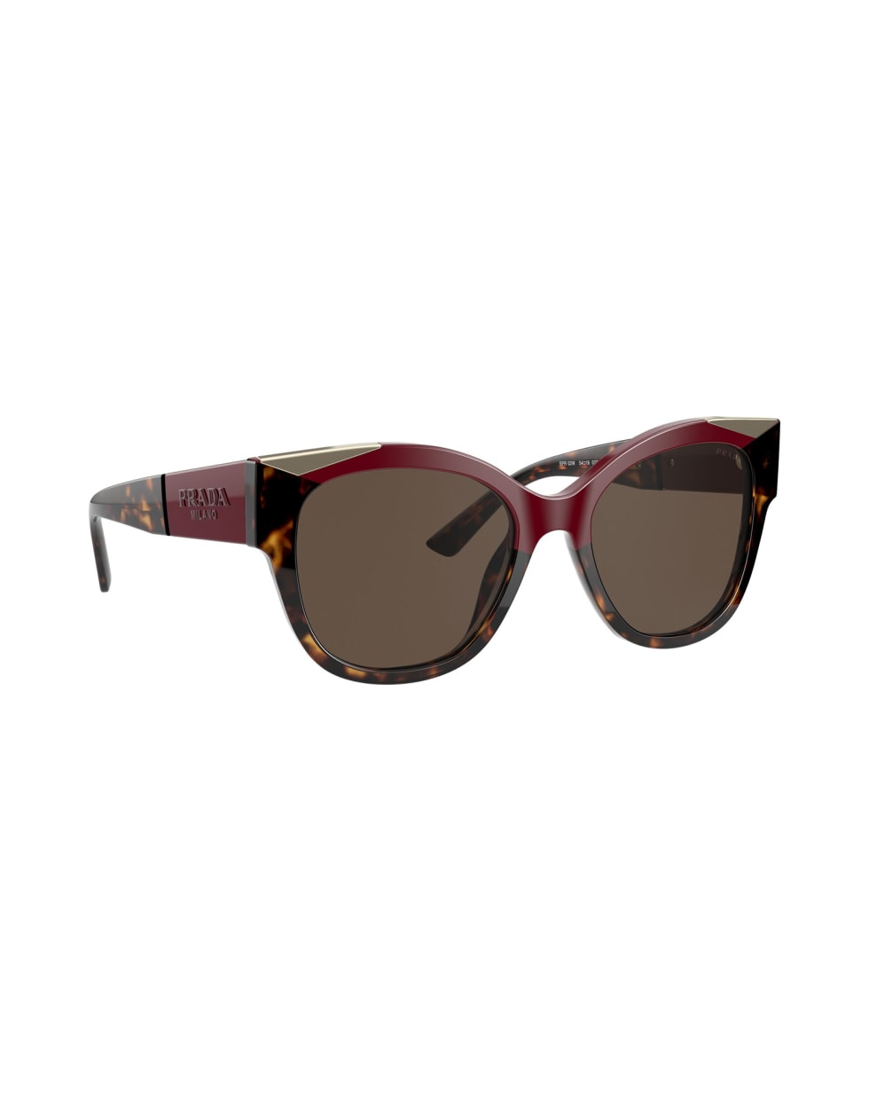 Prada Eyewear Prada Pr 02ws Cherry / Dark Havana Sunglasses | italist