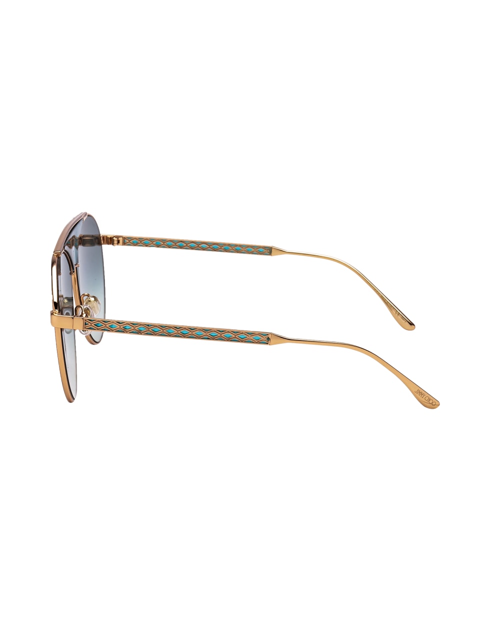 Jimmy Choo Eyewear Ave/s Sunglasses - PEFEZ GOLD GREEN