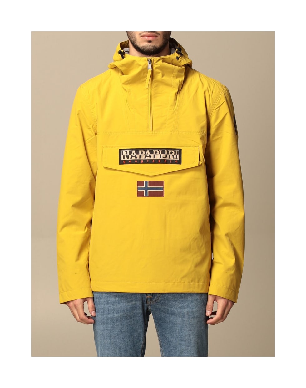 napapijri jacket yellow