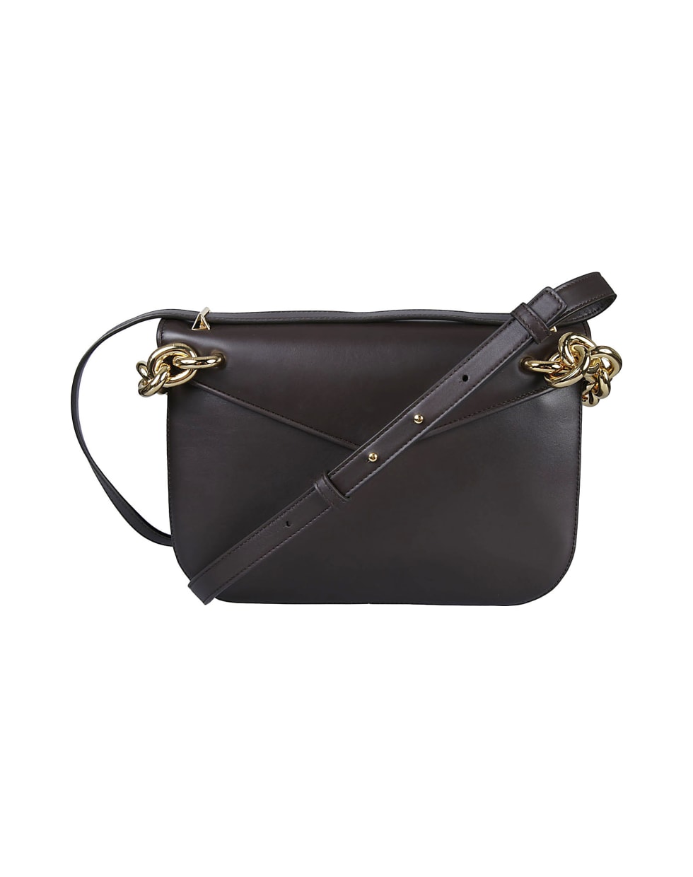 Bottega Veneta Flap Envelope Chain Detail Shoulder Bag - Brown