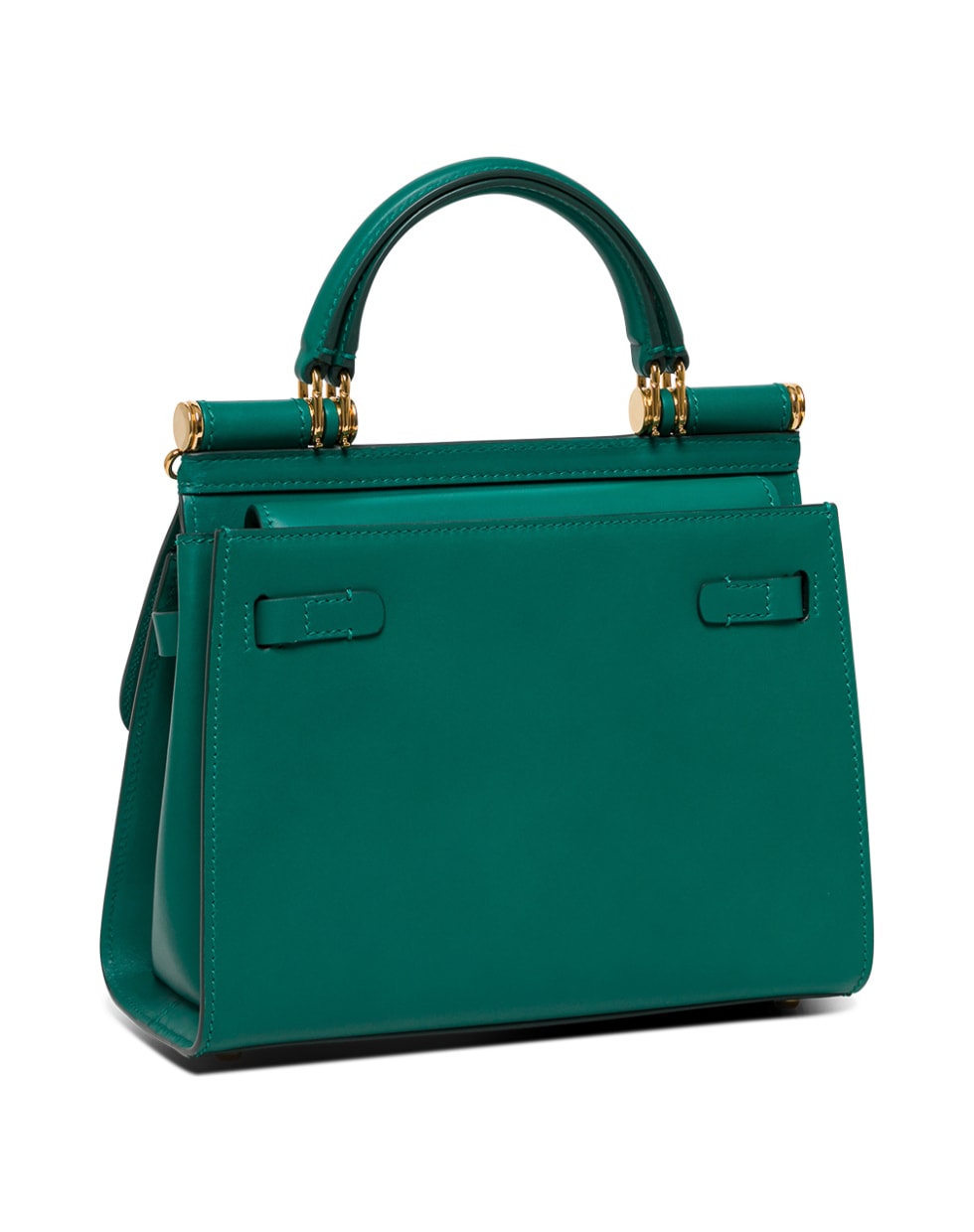 Dolce & Gabbana Sicliy  Green Leather Handbag - Green