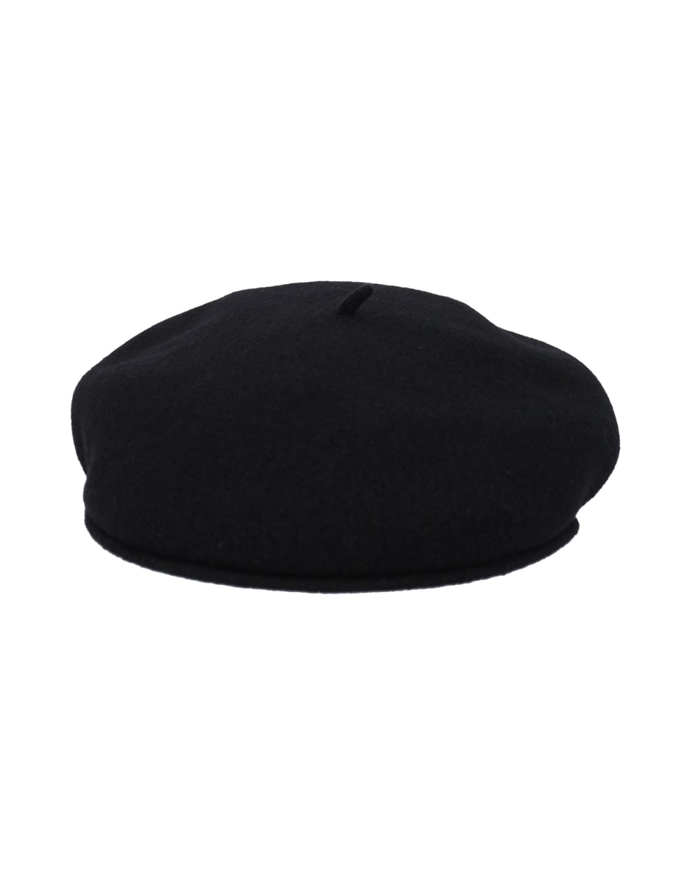 Marine Serre Embroidered French Beret - BLACK