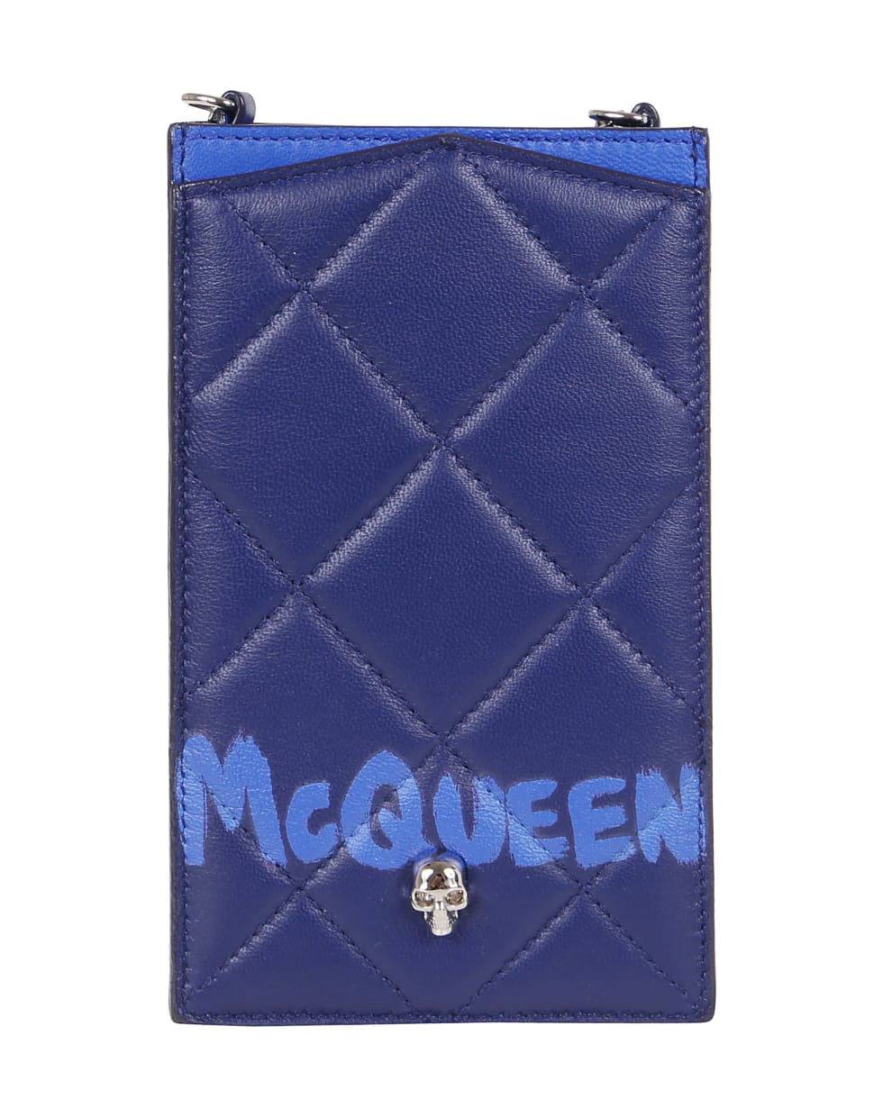Alexander McQueen Phone Case On Chain - Navy Ultramarine