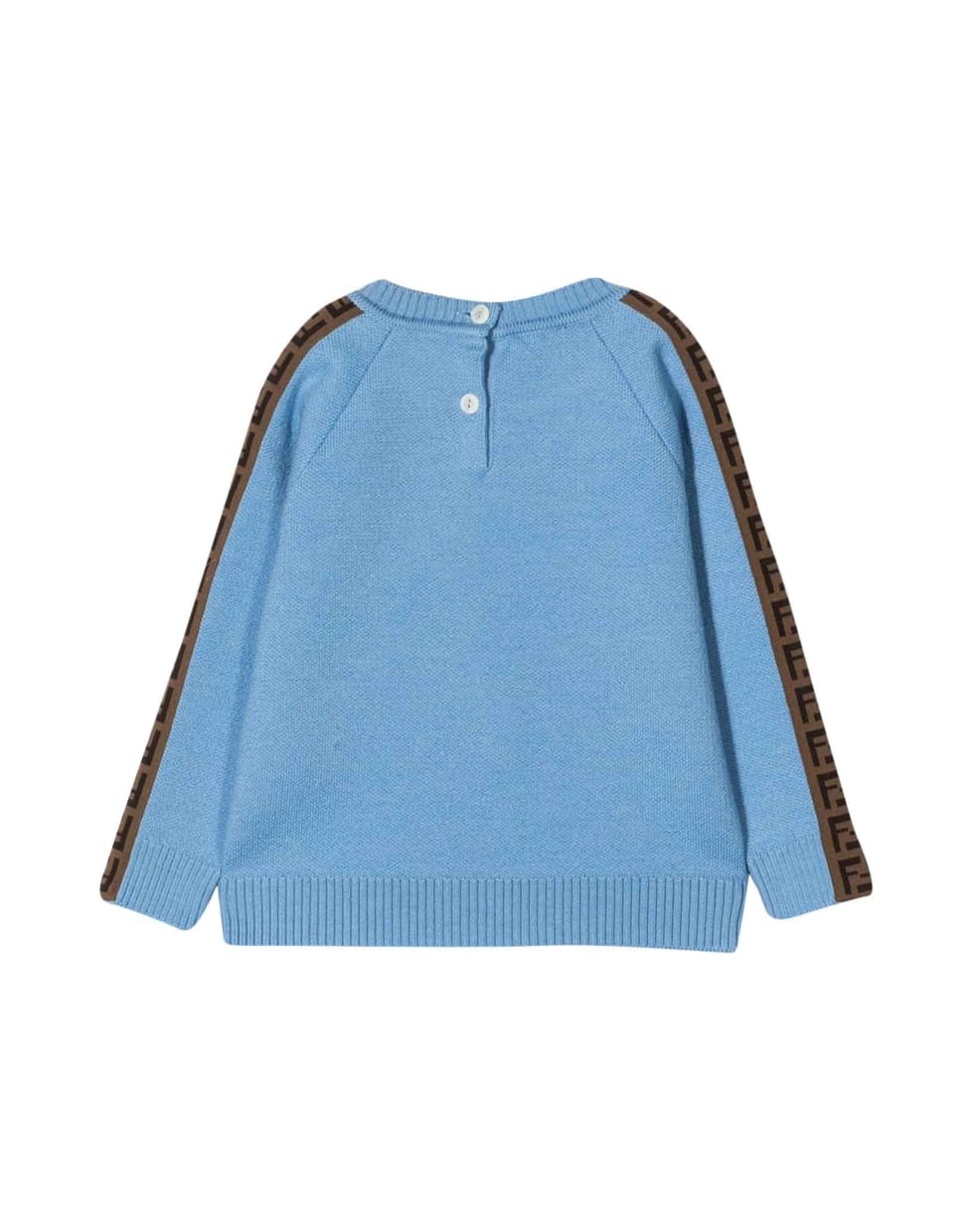 Fendi Unisex Light Blue Sweater - Azzurro