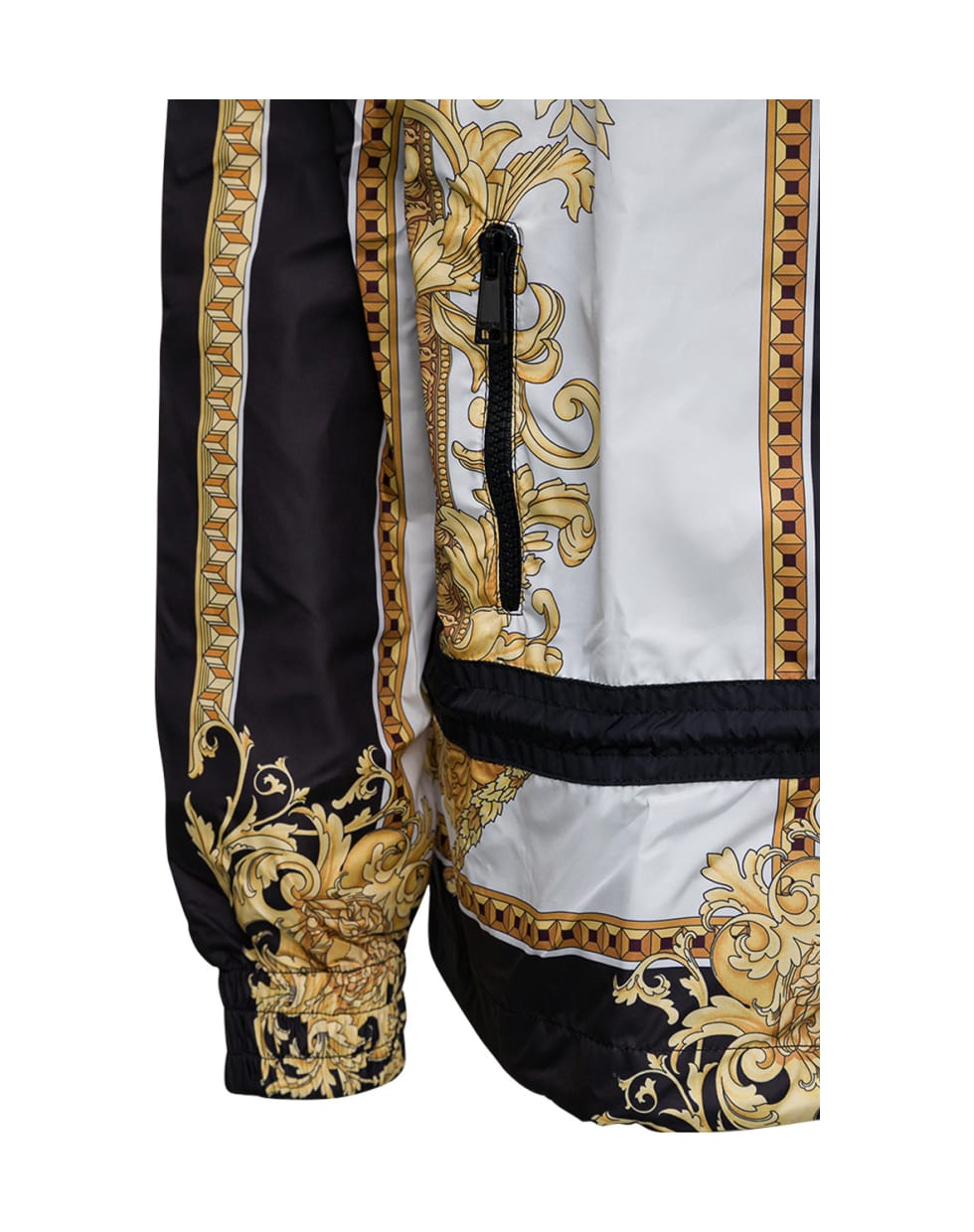 Versace Jacket With Medusa Renaissance Print - Multicolor