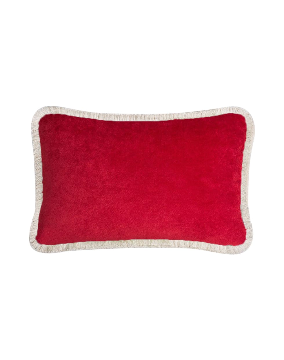 Lo Decor Happy Pillow Merry Christmas - red / white