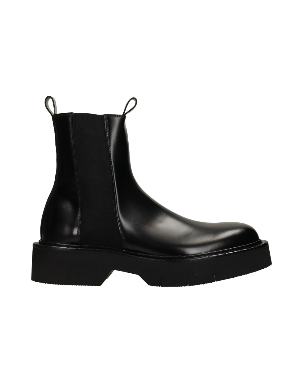 Cesare Paciotti Tronchetti Ankle Boots In Black Leather - black