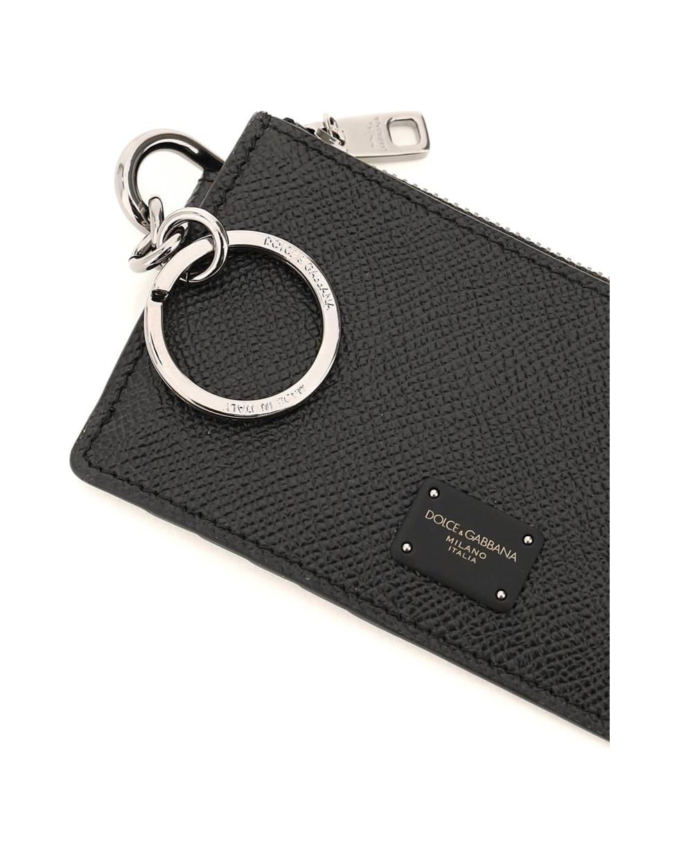 Dolce & Gabbana Cardholder With Key Ring - NERO (Black)