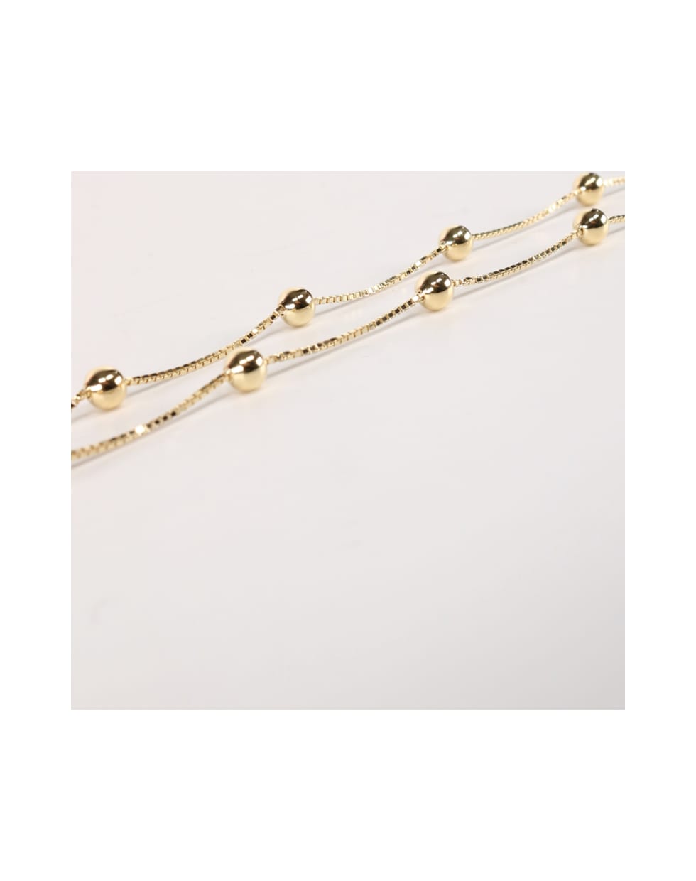 Bottega Veneta Long Necklace Gold - Gold