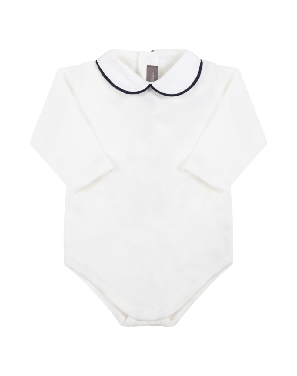 Little Bear White Body For Baby Boy With Blue Profile - White