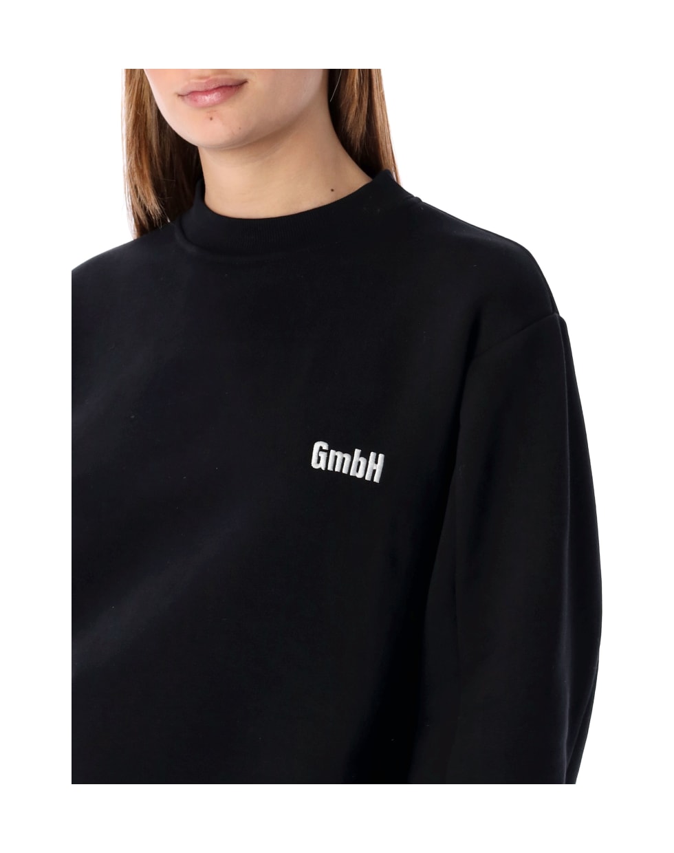 GMBH Berg Crewneck Embroidery Sweatshirt - BLACK