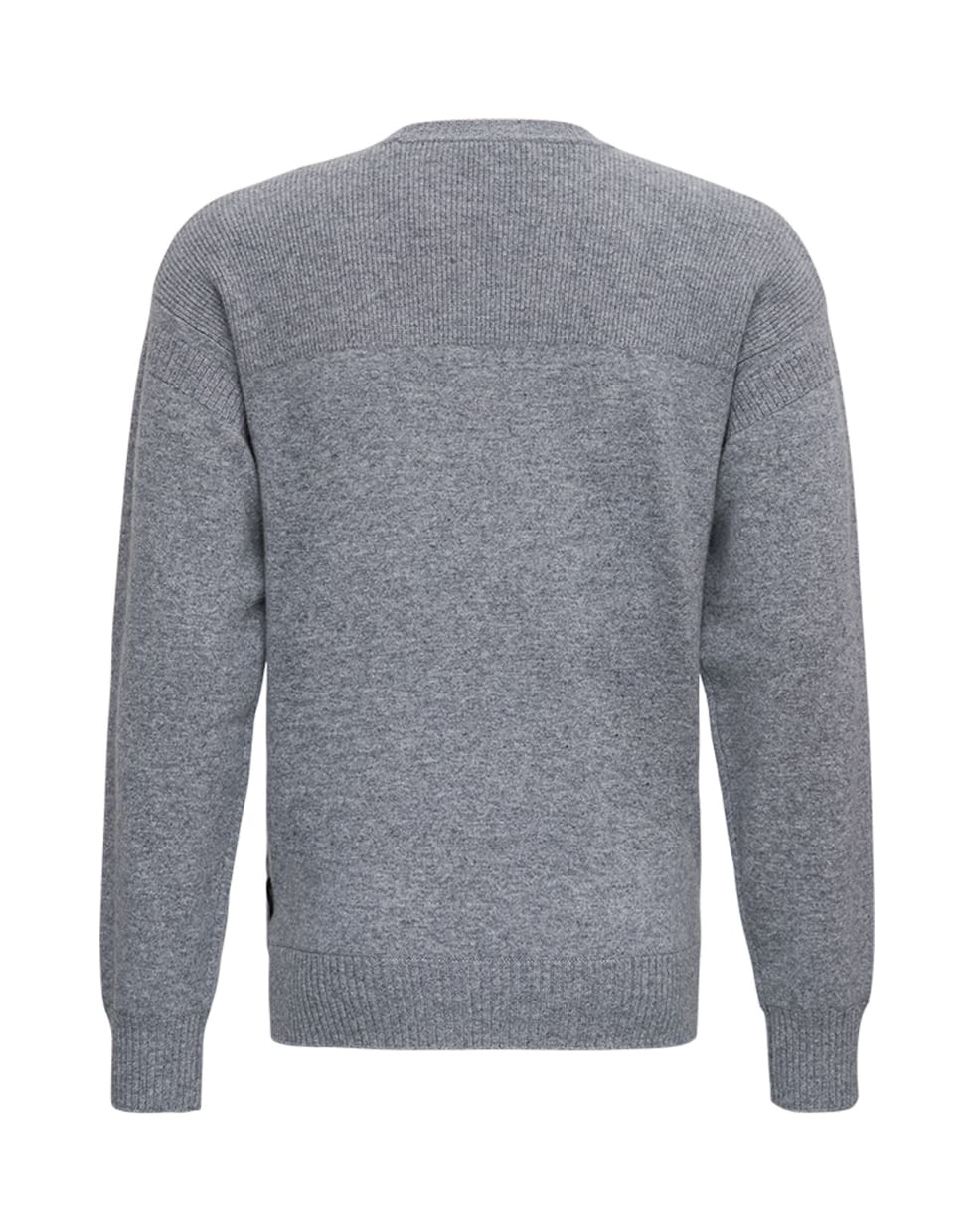 Z Zegna Grey Cashmere Crew Neck Sweater - Grey