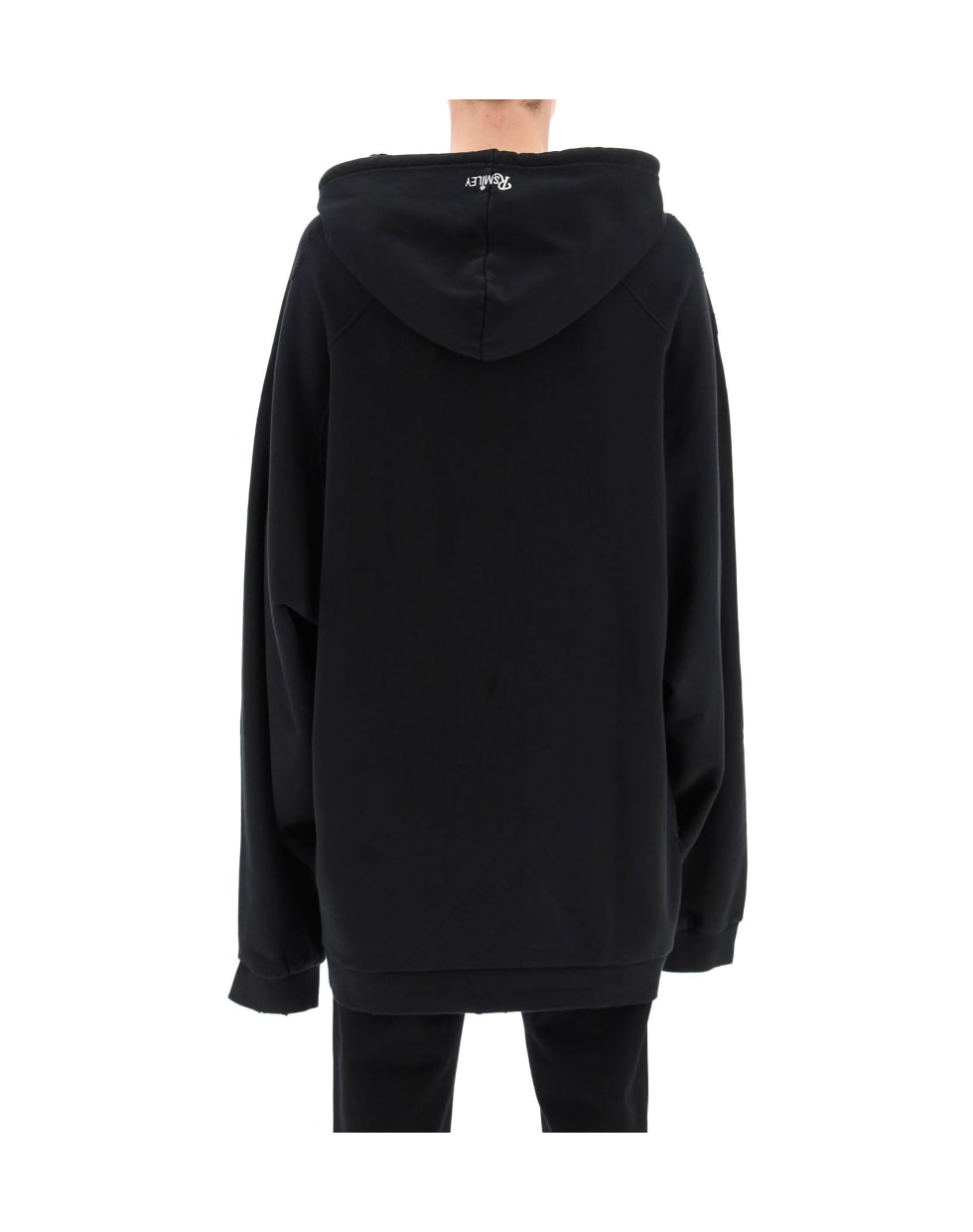 Best price on the market at italist | Raf Simons Smiley Destroy Hoodie