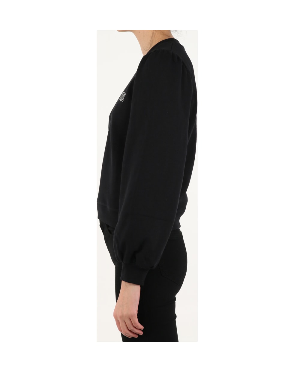 Best price on the market at italist | Ganni Software Isoli Black Sweatshirt