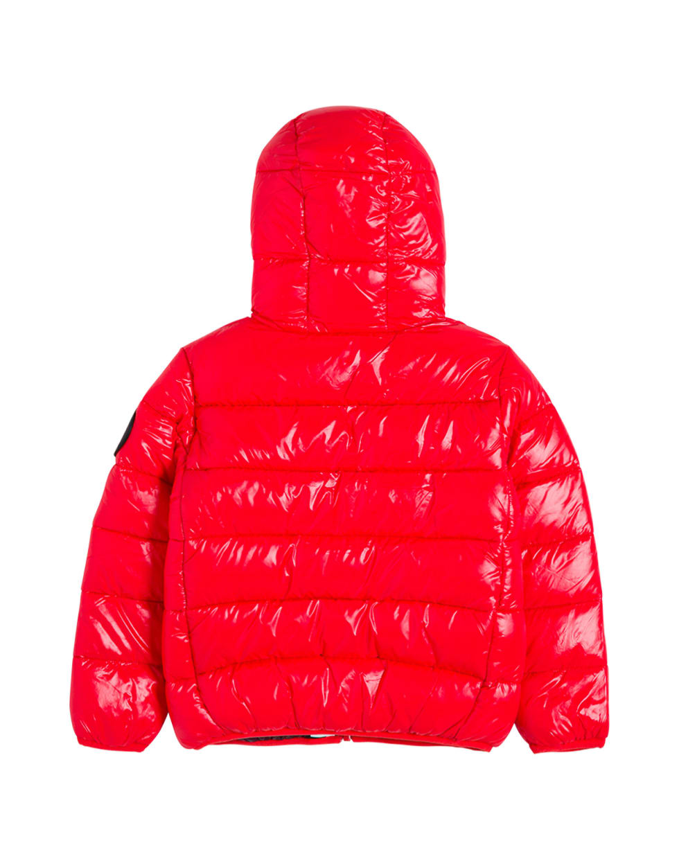 Save the Duck Red Kate Ecological Nylon Down Jacket With Logo - Red