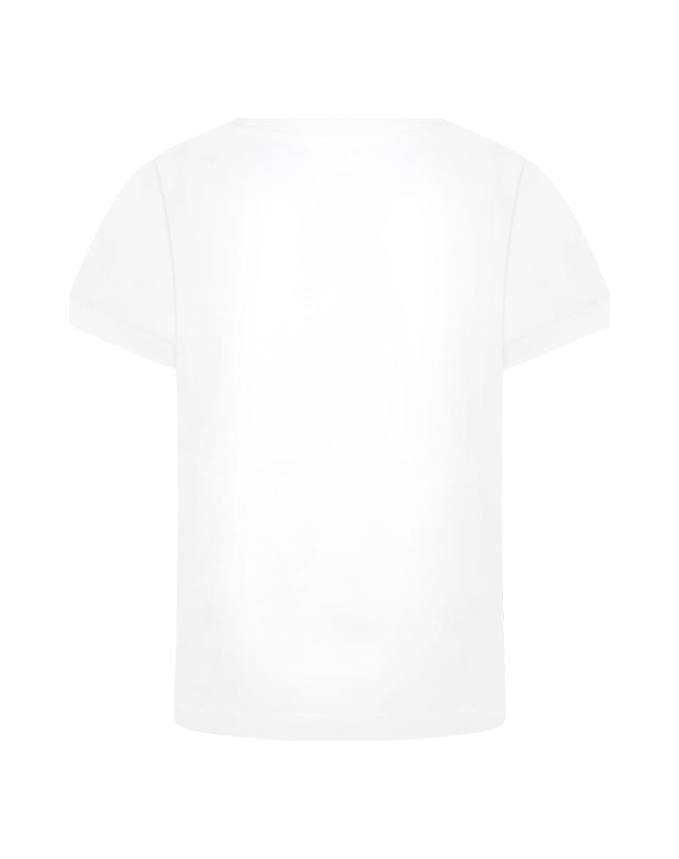 Balmain White T-shirt For Kids With Logos - Bianco/Nero