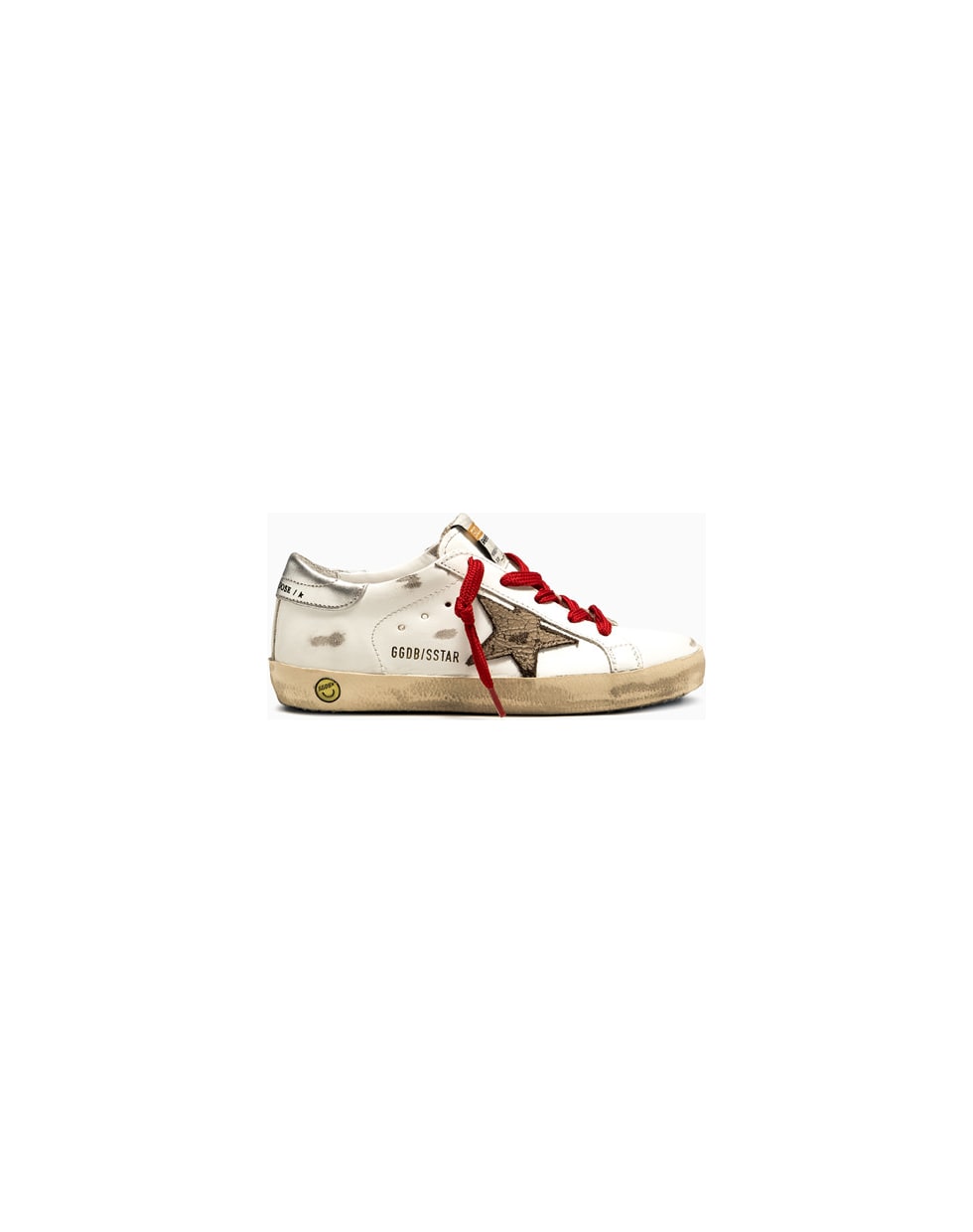 Golden Goose Deluxe Brand Super Star Classic Sneakers Gyf00101 F002017 - Bianco e Argento