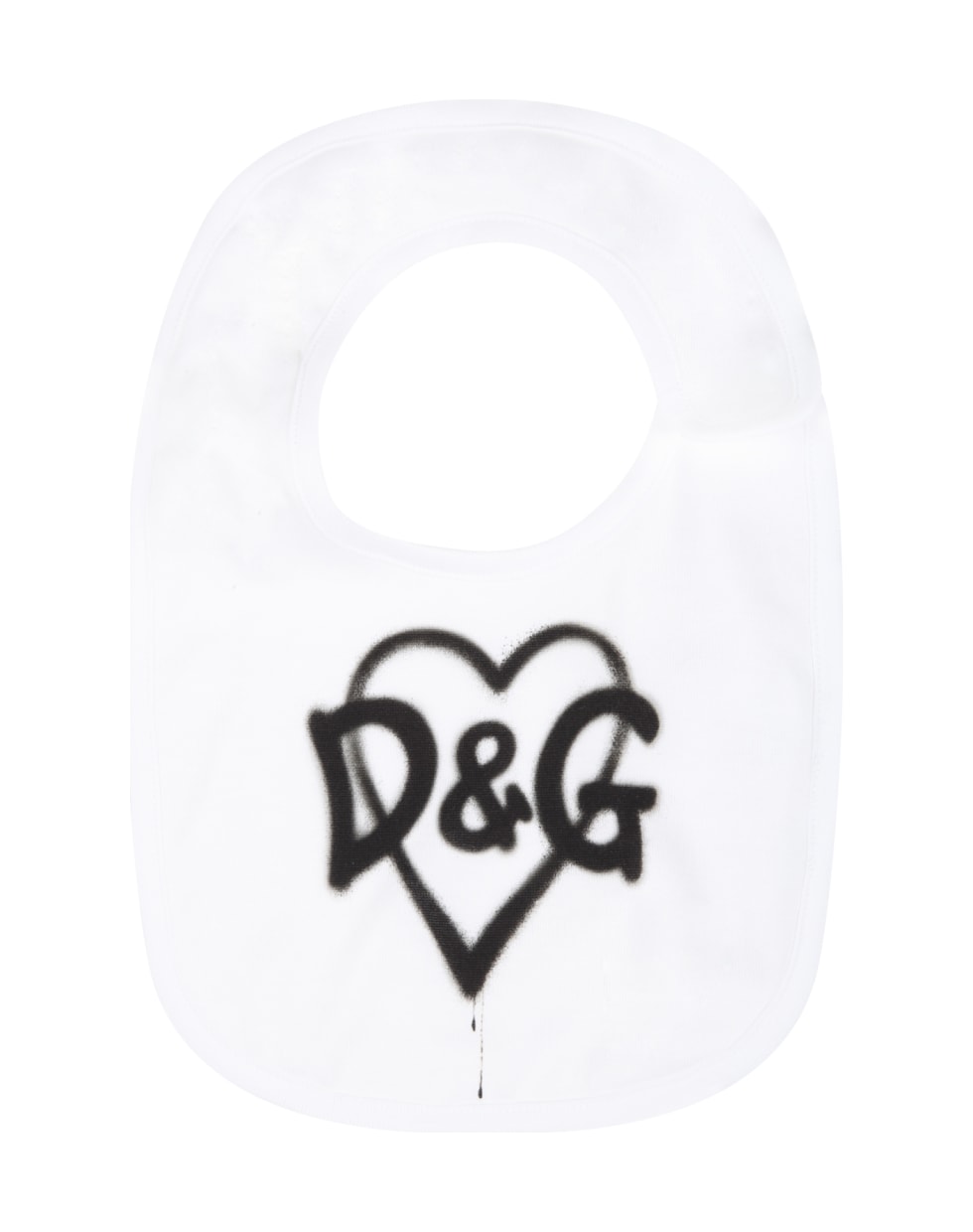 Dolce & Gabbana White Set For Baby Kids With Logo - Logo nero fdo bianco