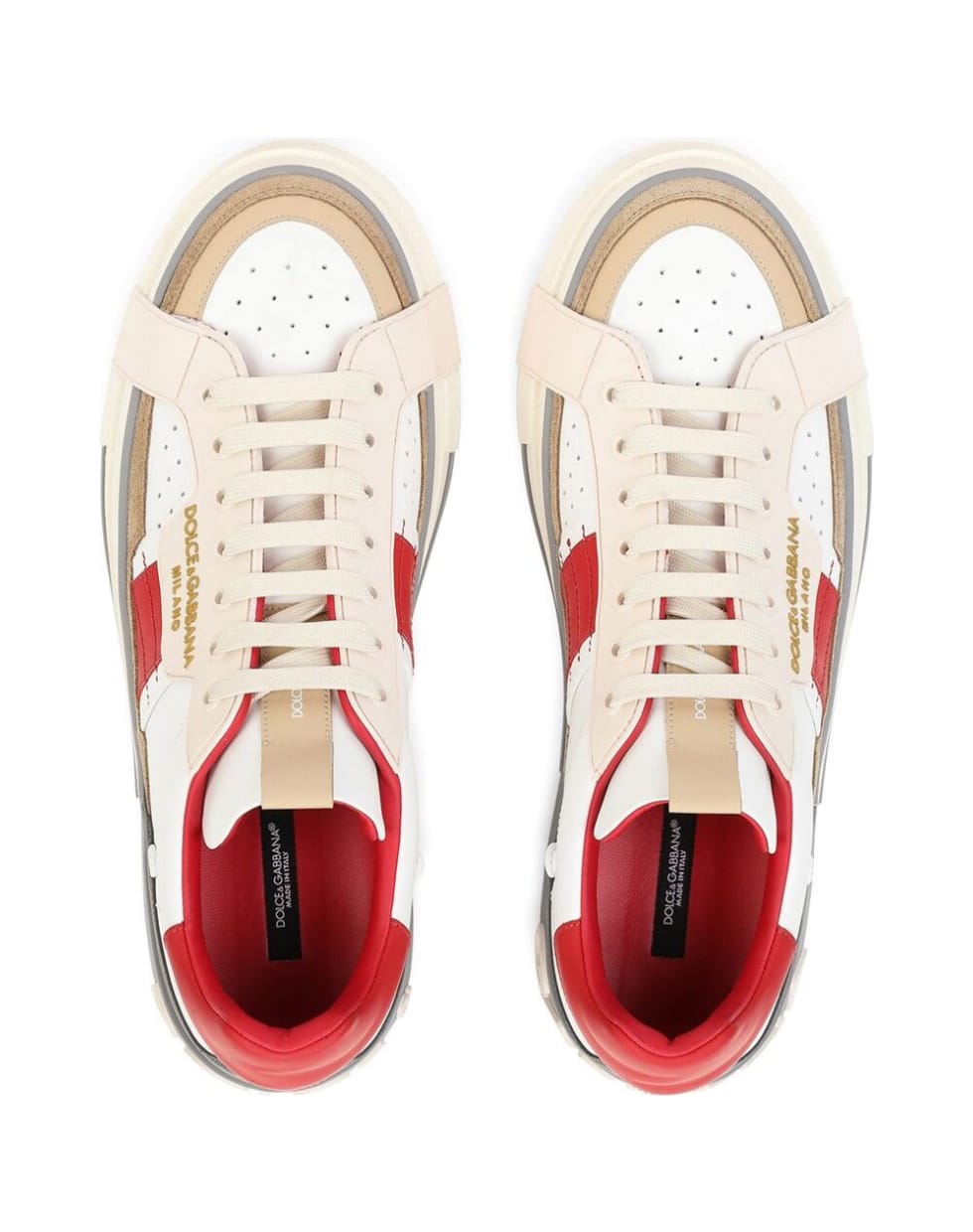 Dolce \u0026 Gabbana Sneaker Bassa Crosta+v.napp+vi | italist