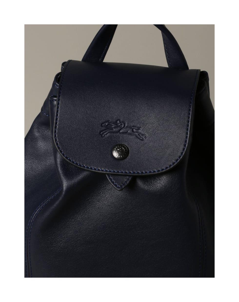 longchamp backpack leather