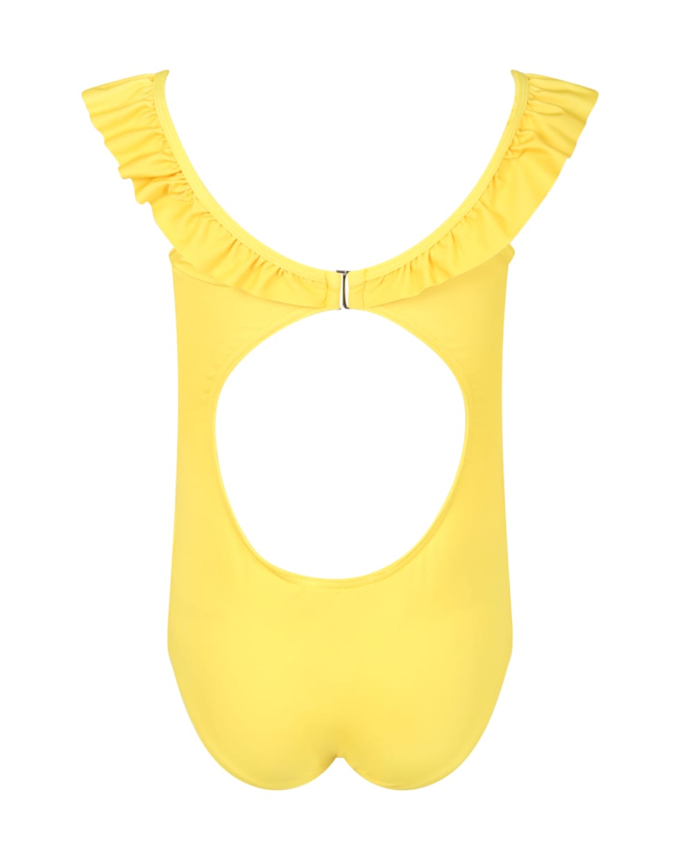Moschino Yellow Swimsuit For Girl With Teddy Bear - Yellow