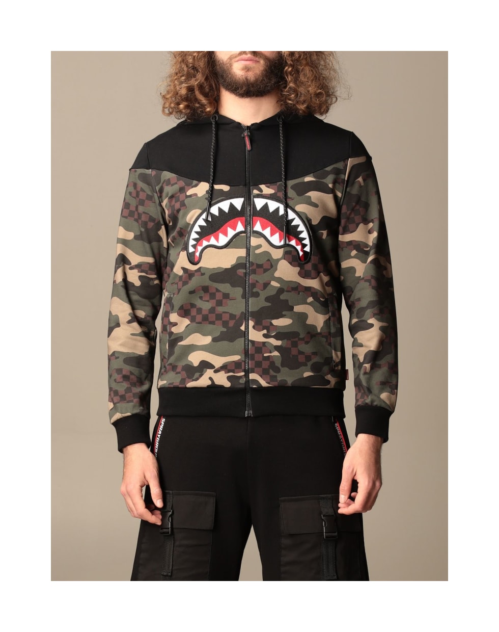 sprayground camo jacket
