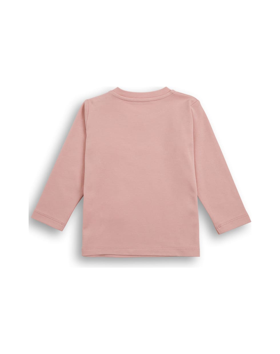Moncler Long-sleeved Pink Cotton T-shirt - Pink