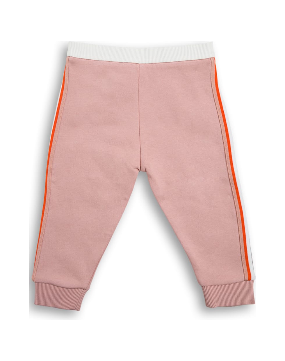 Moncler Pink Cotton Jogger With Logo Patch - Pink