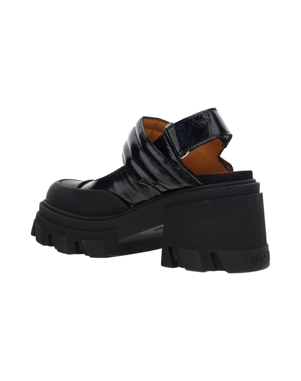 Ganni Naplack Loafers - Black