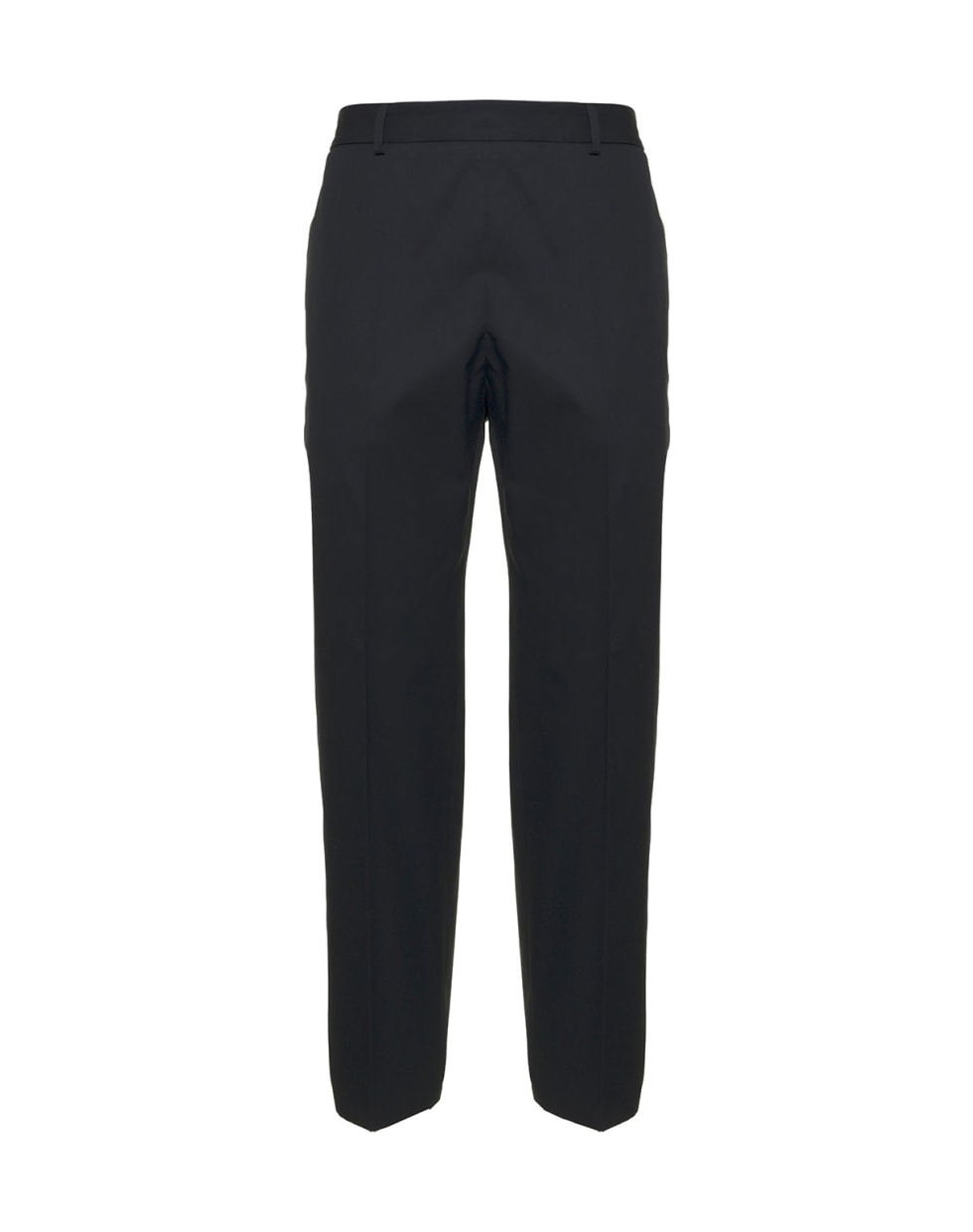 Jil Sander Black Cotton Tailored Pants - Black