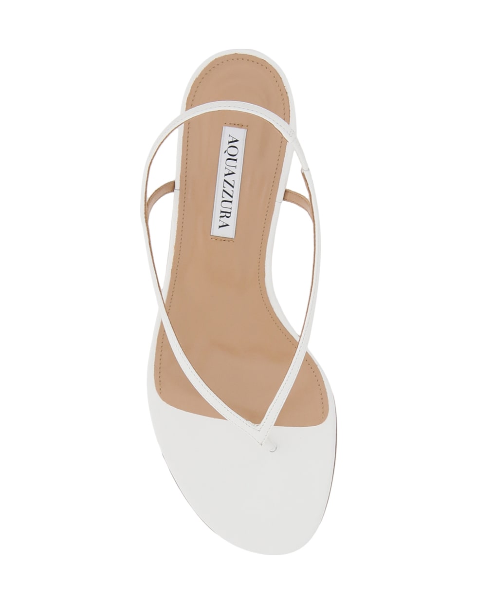 Aquazzura Divina Thong Sandals - WHITE (White)
