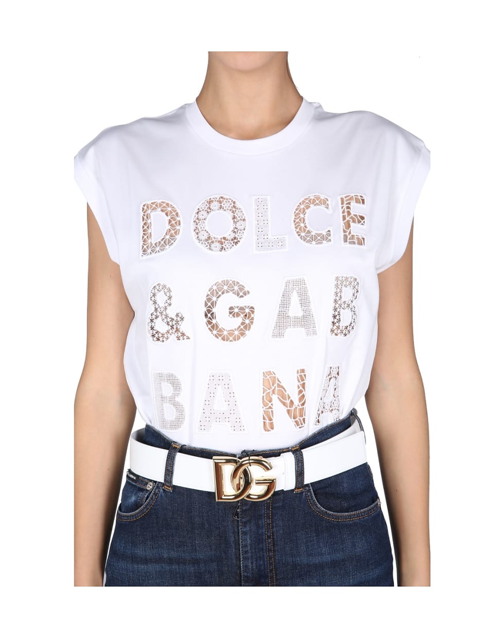 Dolce & Gabbana T-shirt With Embroidered Logo | italist