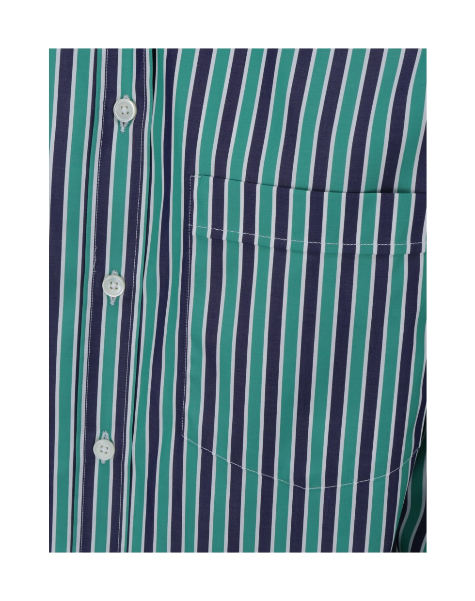 Parosh Striped Shirt - Fantasia verde