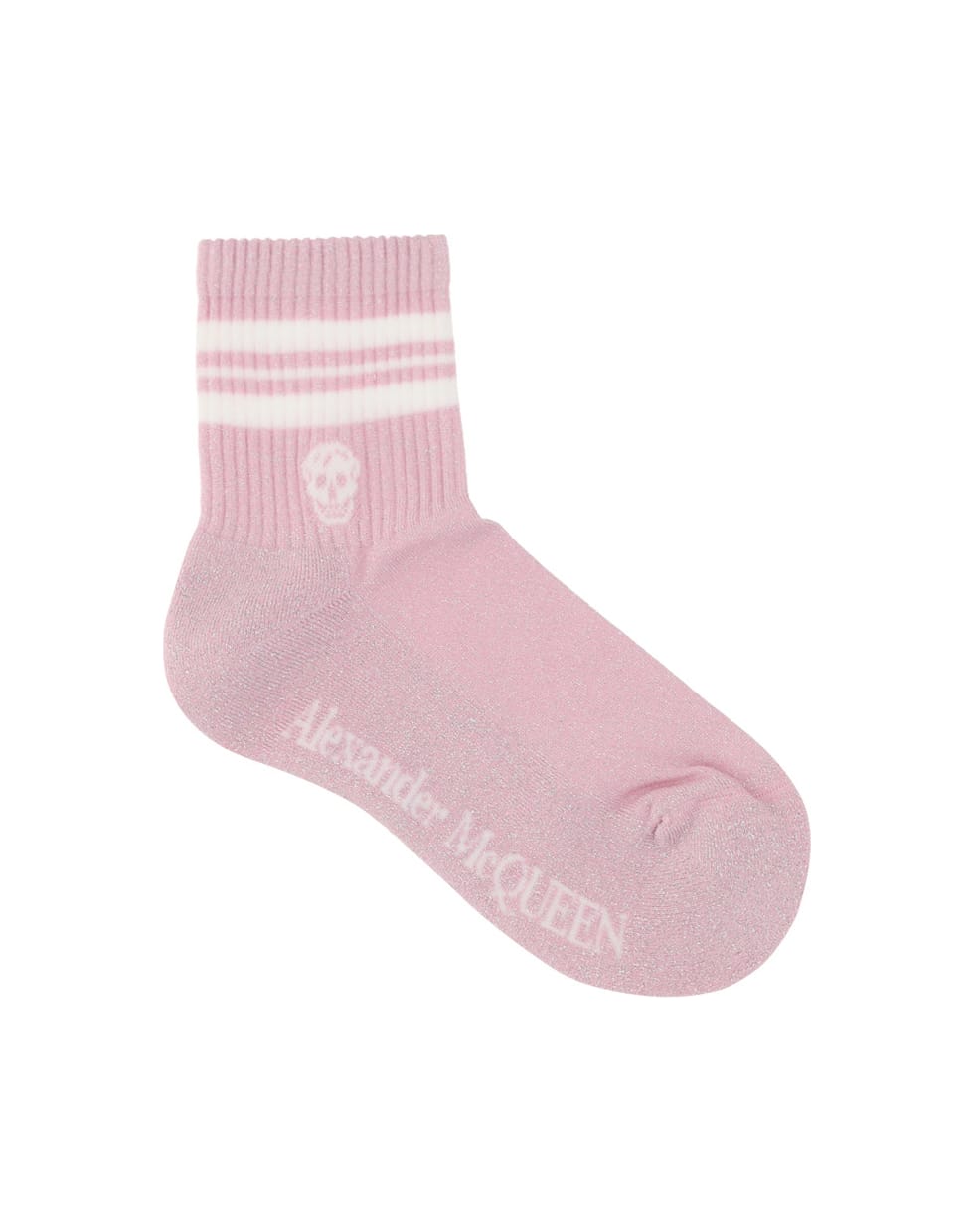 Alexander McQueen Alexander Mc Queen Socks - Lilac/white