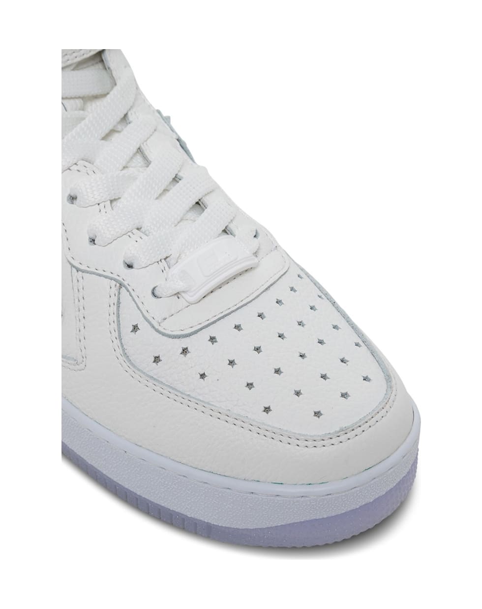 Enterprise Japan Rocket White Leather Sneakers With Logo - White