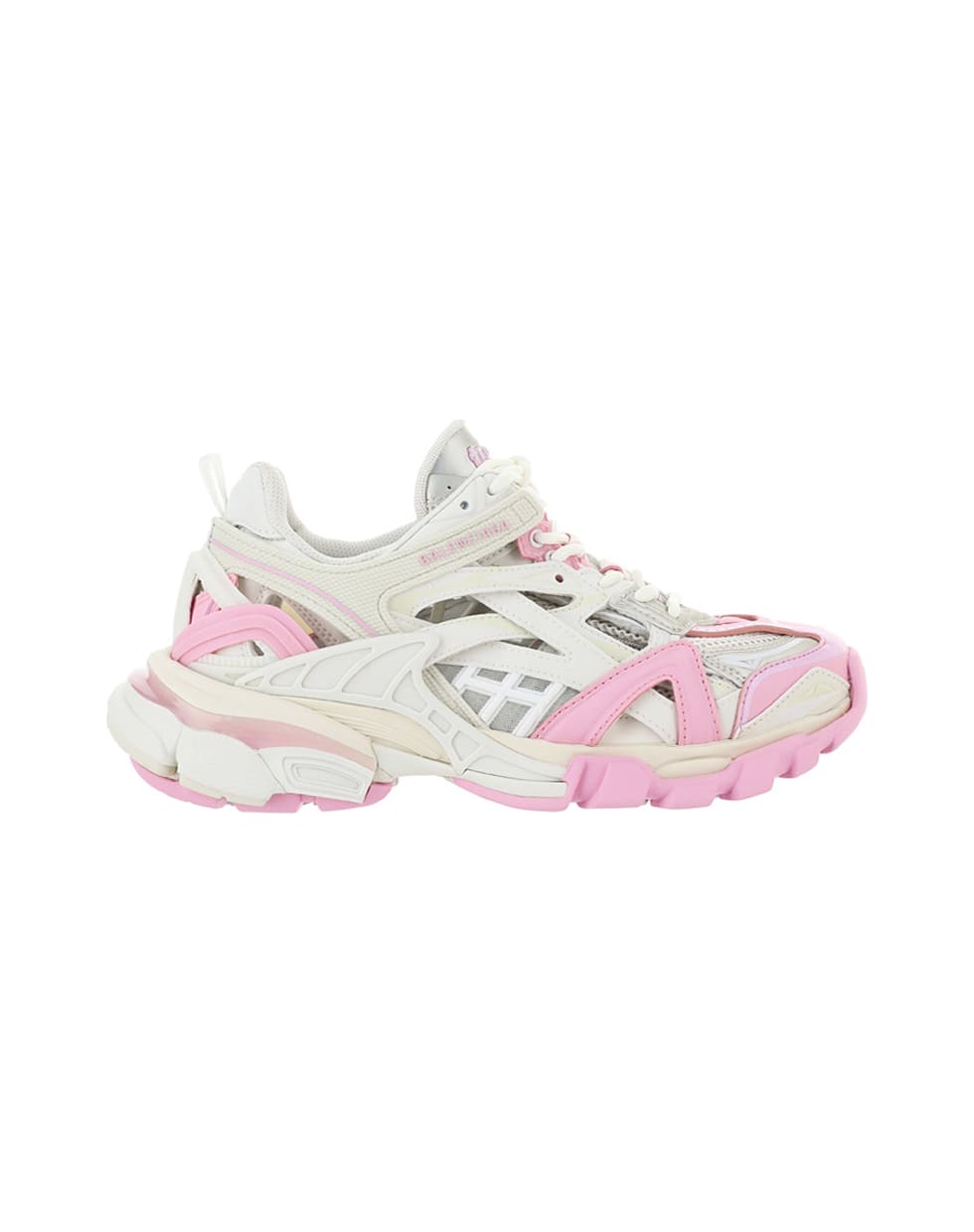 Balenciaga Track 2 Open Sneakers - Pink/beige/lg grey