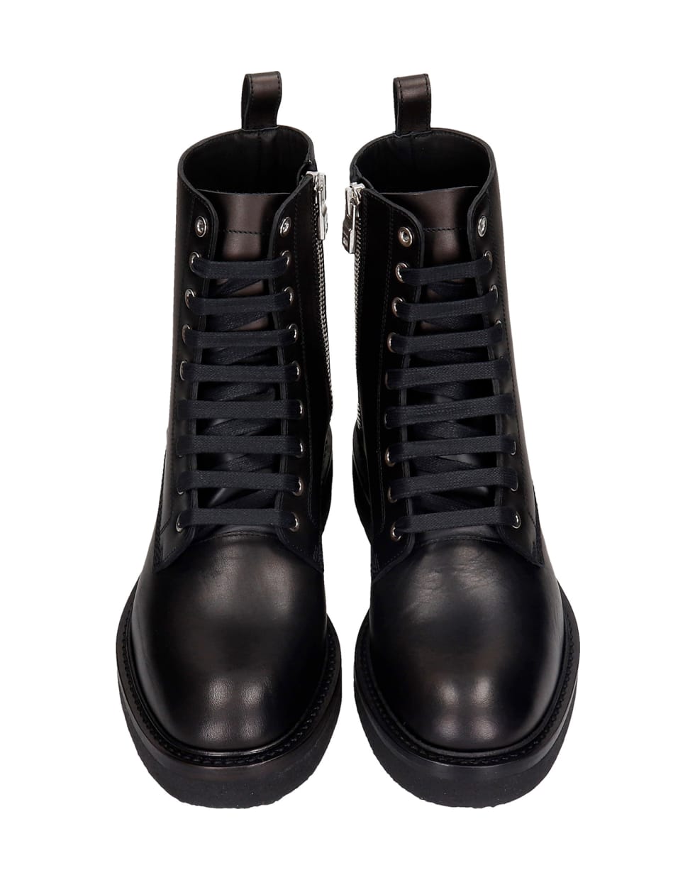 Amiri Combat Boots In Black Leather Italist Always Like A Sale