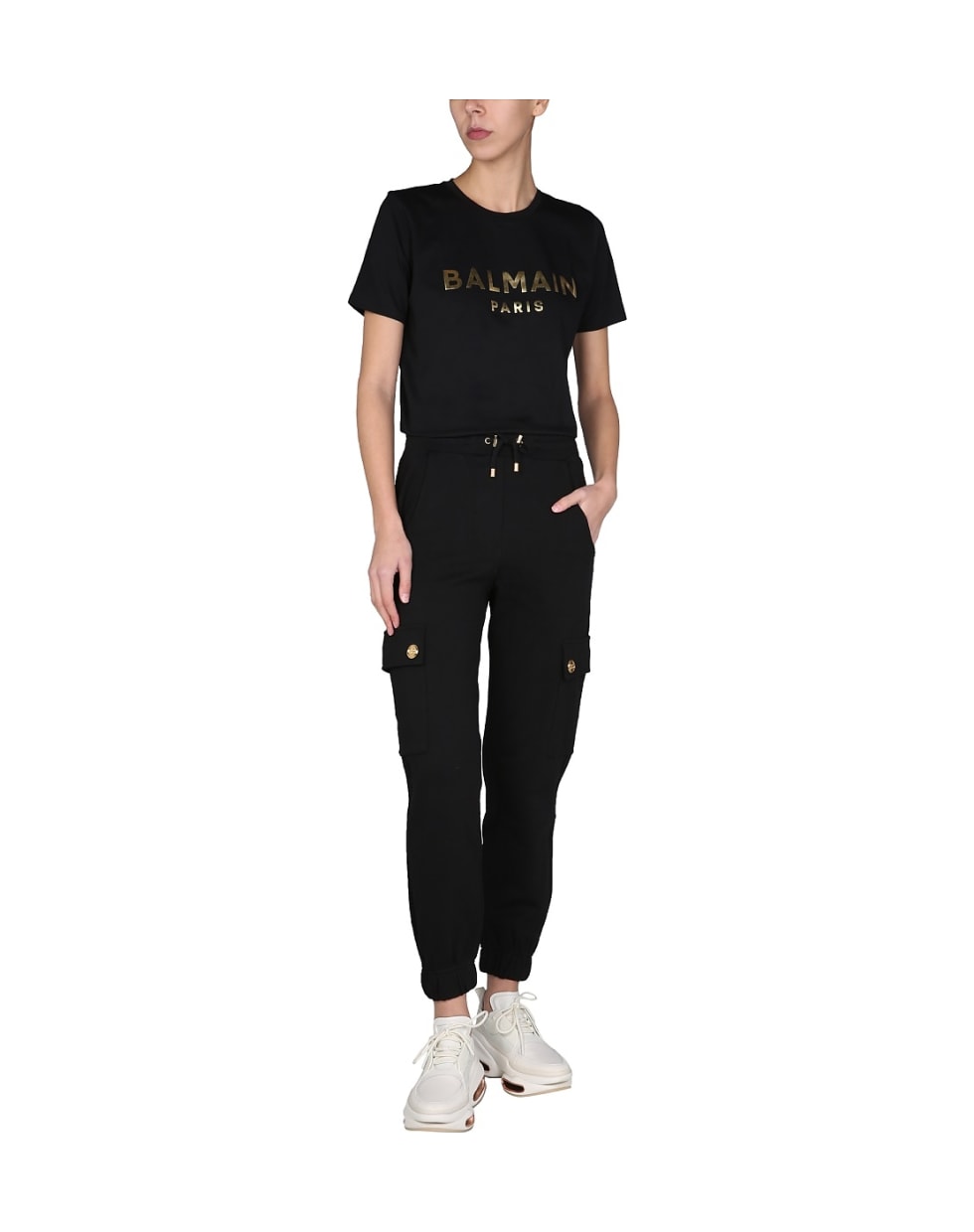 Balmain Jogging Pants With Logo Buttons | italist, ALWAYS LIKE A SALE