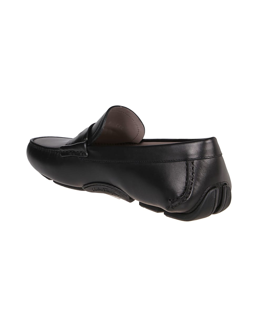 Salvatore Ferragamo Loafers Newton - Nero/light Grey